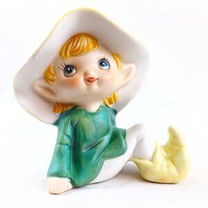 Vintage Homco Pixie Elf #5213 1960's-1970's Figurine